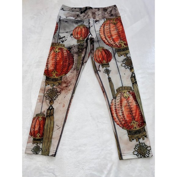 New Eagle Rock WerkShop Lanterns - Triathlon Capri Leggings Size Small - Picture 4 of 10